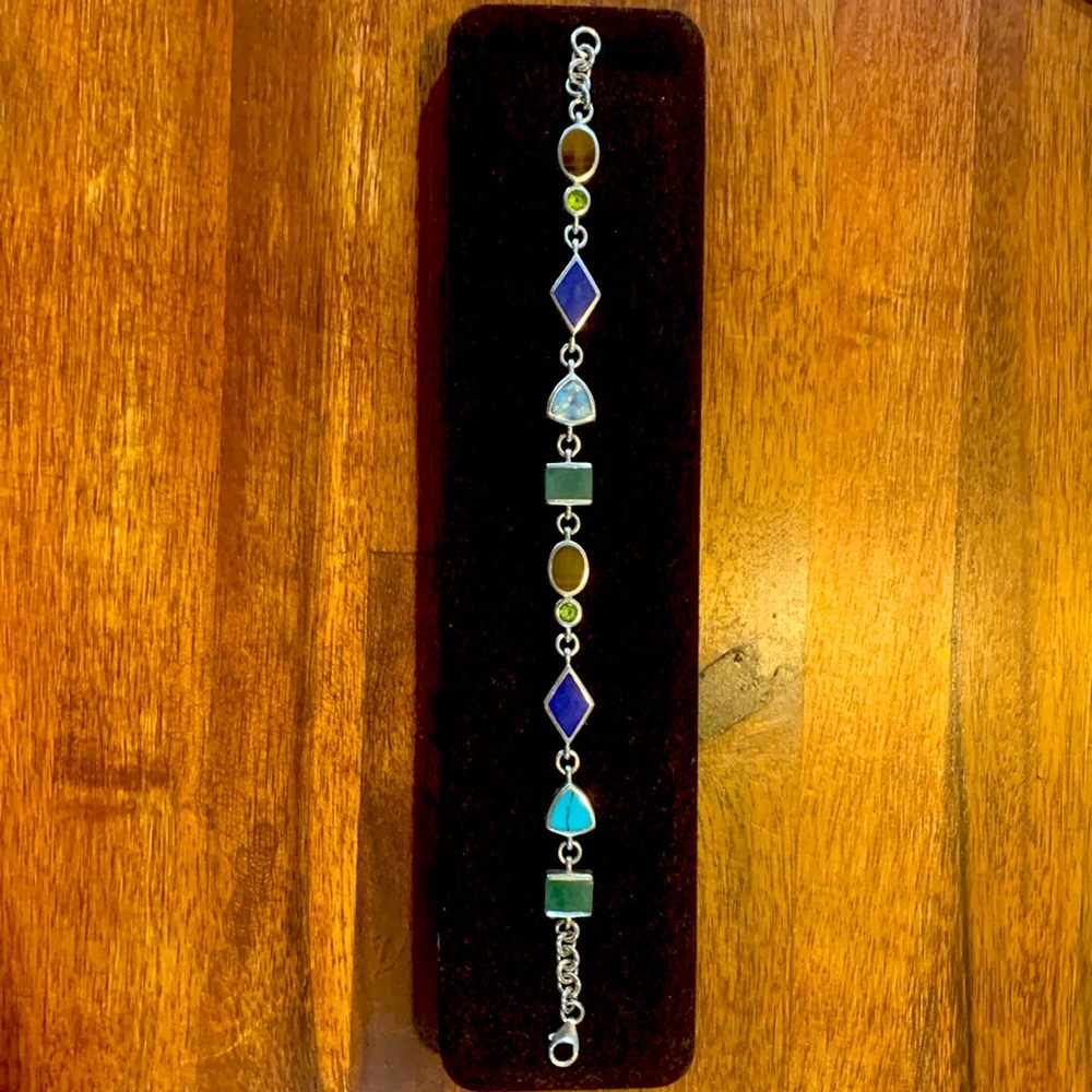 Multi gemstone bracelet